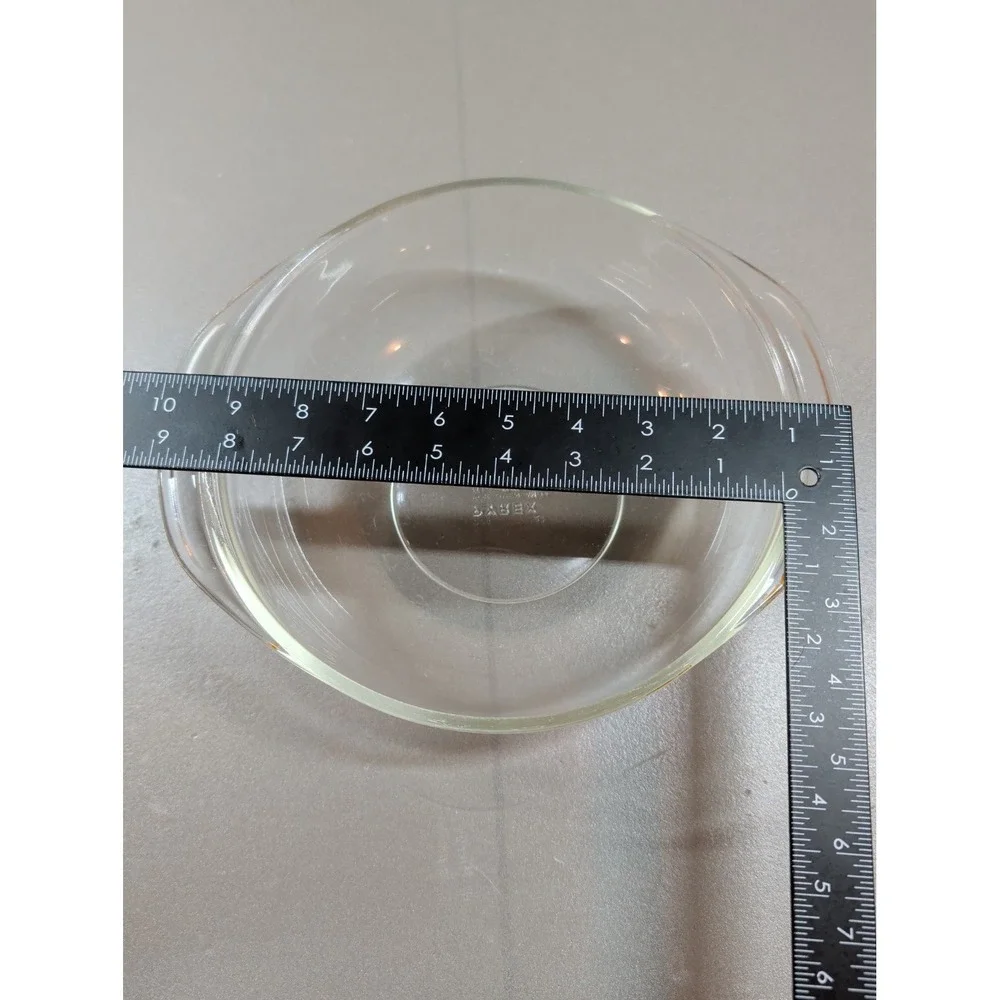 Pyrex 684-C-1.5 Vintage Clear Glass 1.5 QT Round Casserole Dish with Lid USA